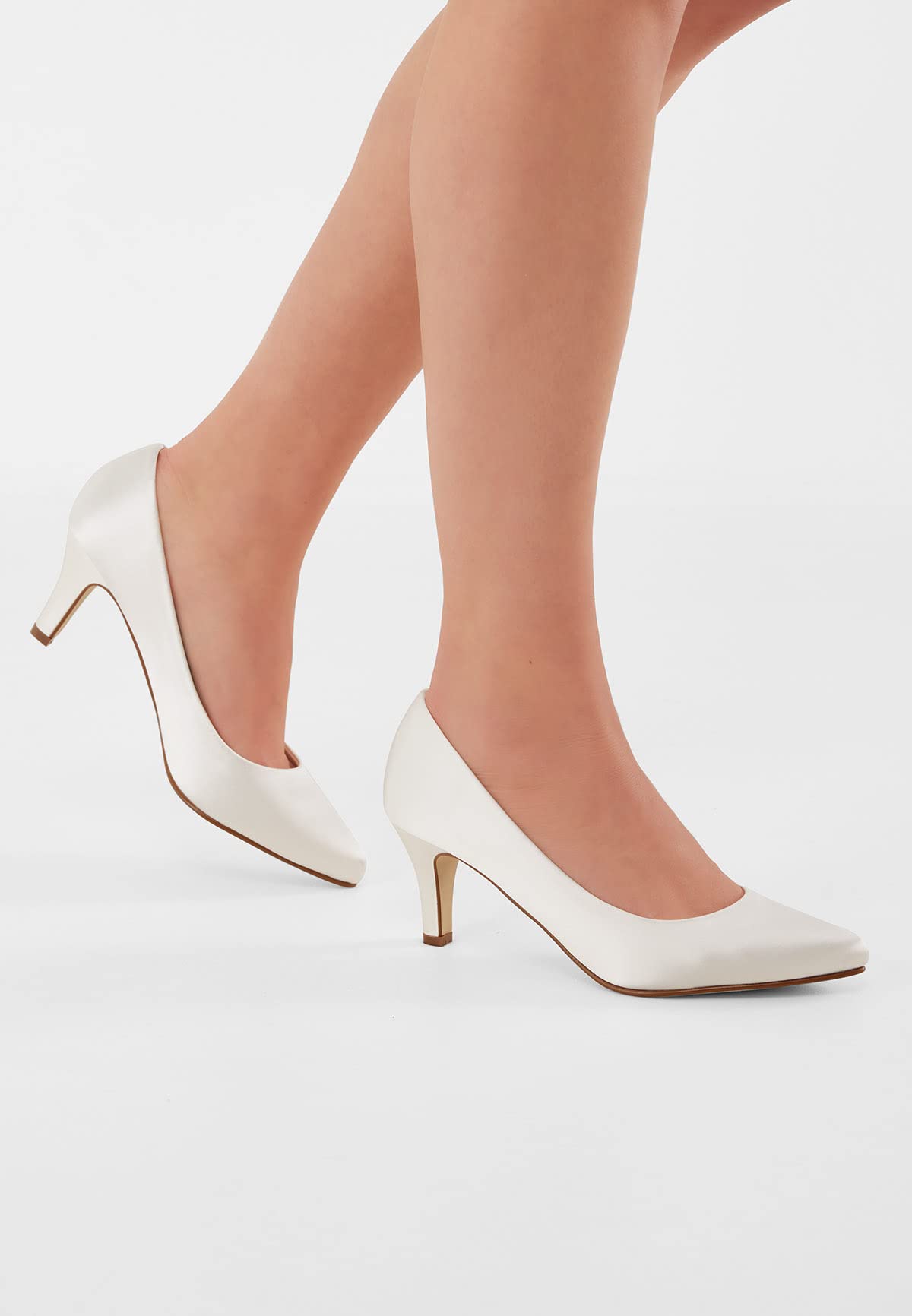 Rainbow Club Lottie Brautpumps Satin Ivory 38.5
