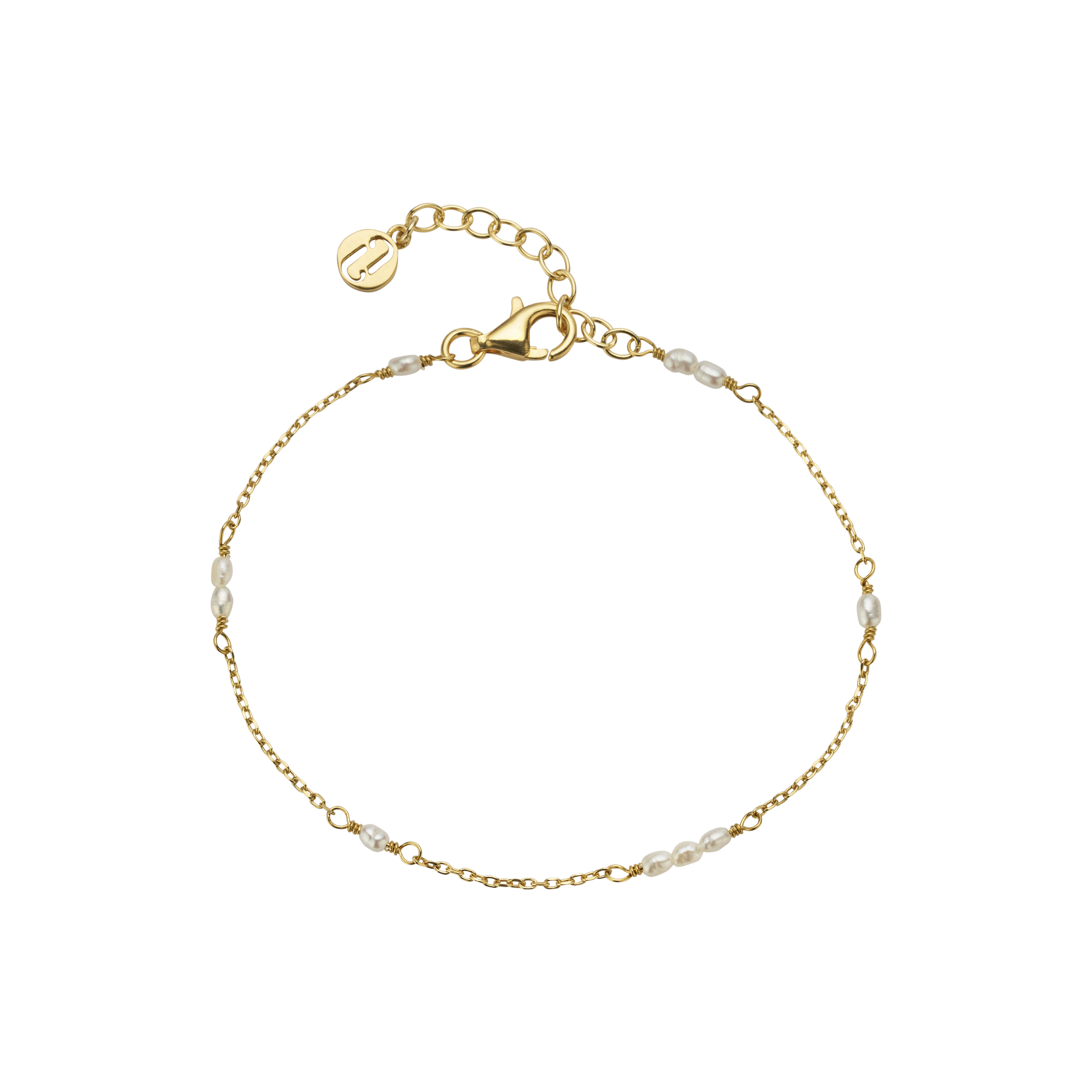 Juvelan Celine Braut Armband Silber mit Süßwasserperlen