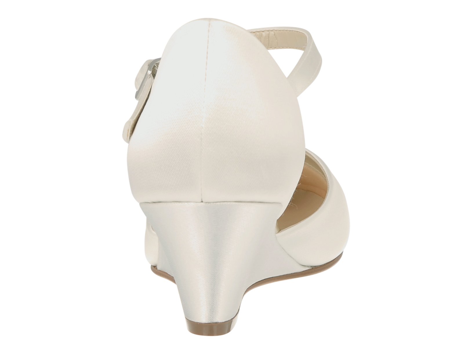Rainbow Club Timeless Mallory Pumps Ivory Satin Keilabsatz
