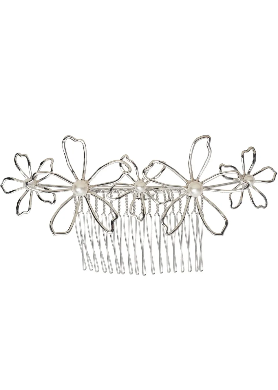 Elizabeth Bower Gilda Garland Braut Haarkamm Gold Perlen
