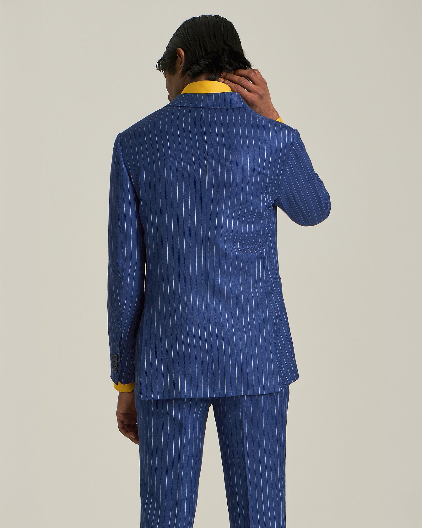 Kiton Suits Anzug Kaschmir Leinen Nadelstreifen
