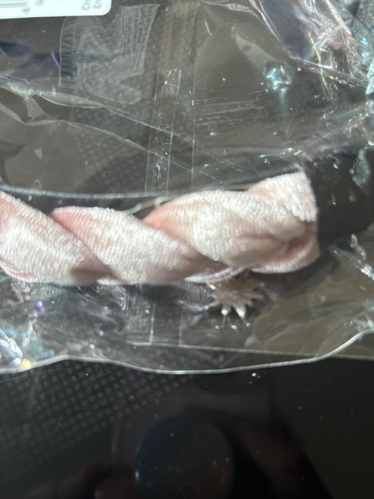 Alpenflüstern DAHEIM ADV129 Haar-Reif Rosa-Rosé Samt