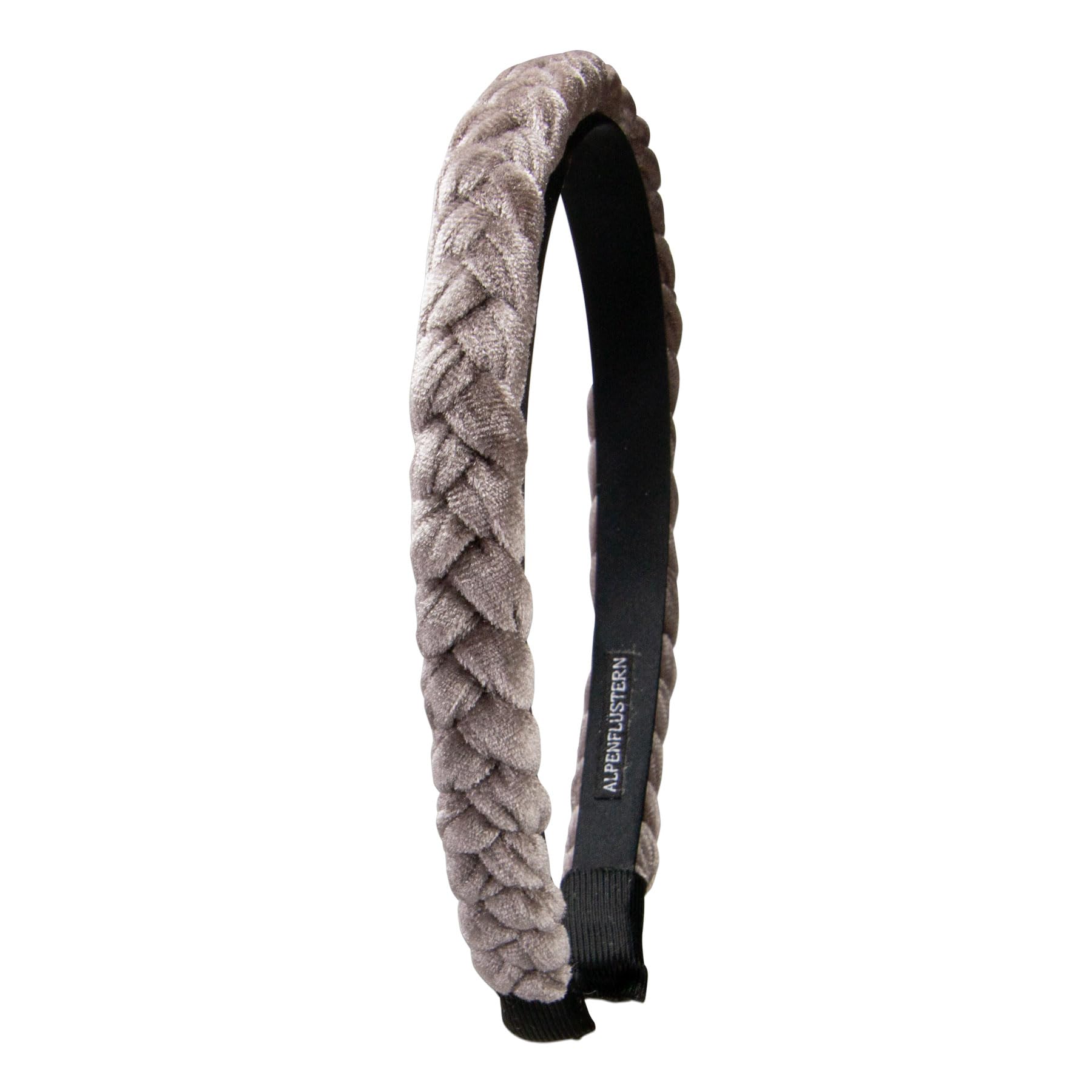 Alpenflüstern Samt ADV160 Haar-Reif beige-braun schmal