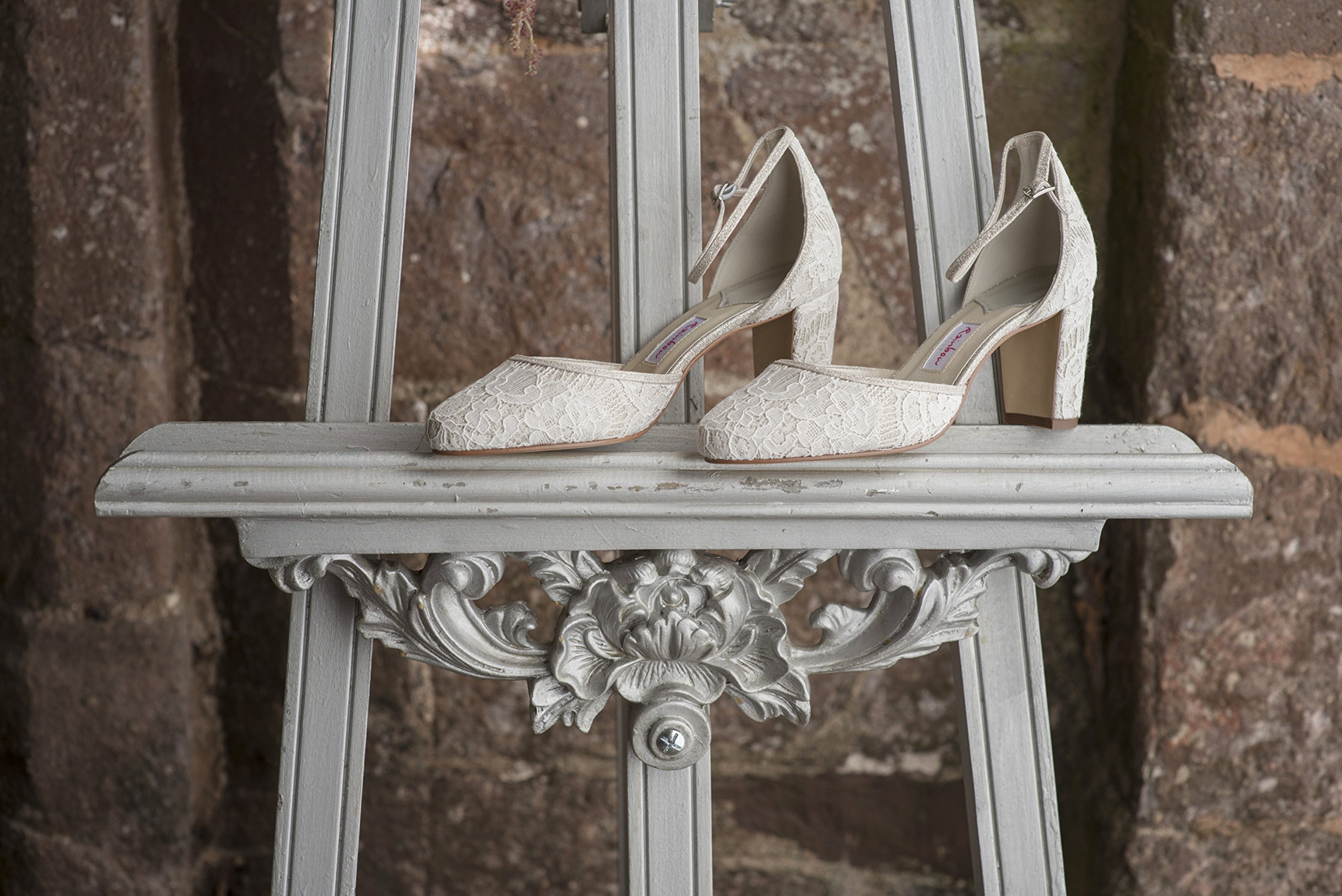 Rainbow Club Timeless Lavinia Pumps Ivory Satin gepolstert