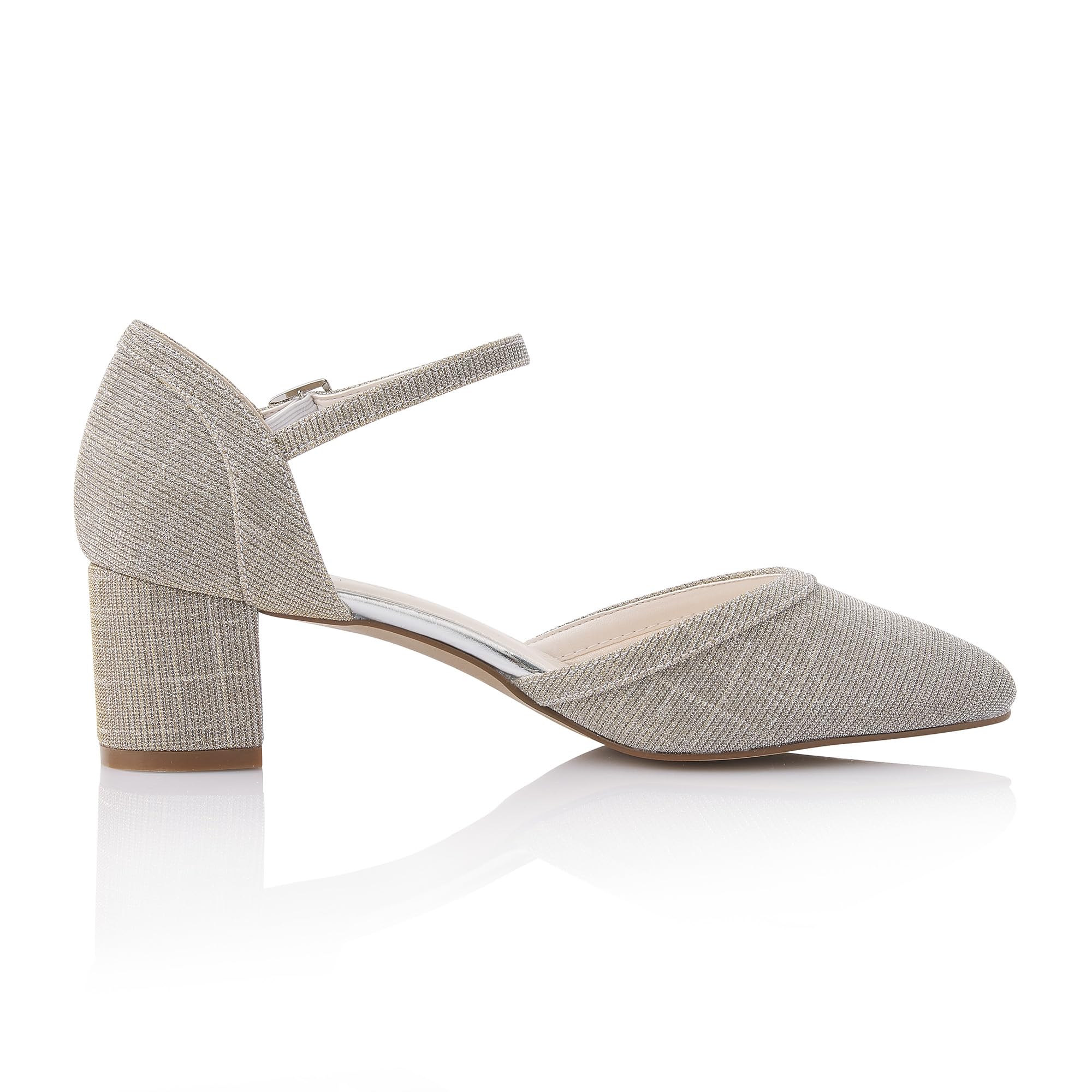 Rainbow Club Luxe Paisly Pumps Gold Metallic Glitzer