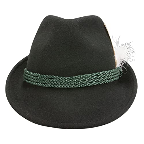 Alpenflüstern DAHEIM Damen Filzhut ADV02500M00 schwarz M