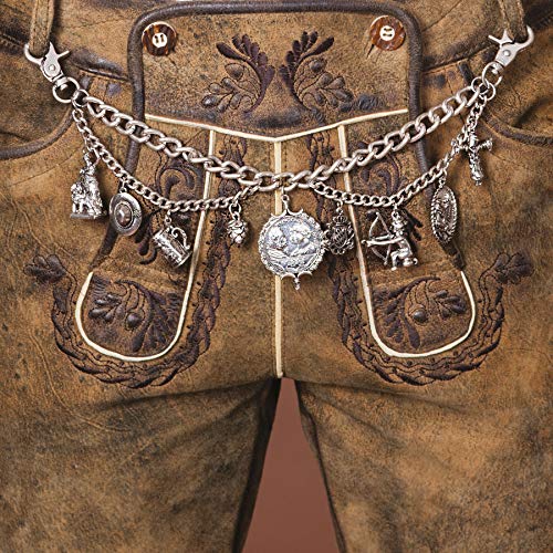 Alpenflüstern Oktoberfest HCH024 Charivari Herren antik-silber 34cm