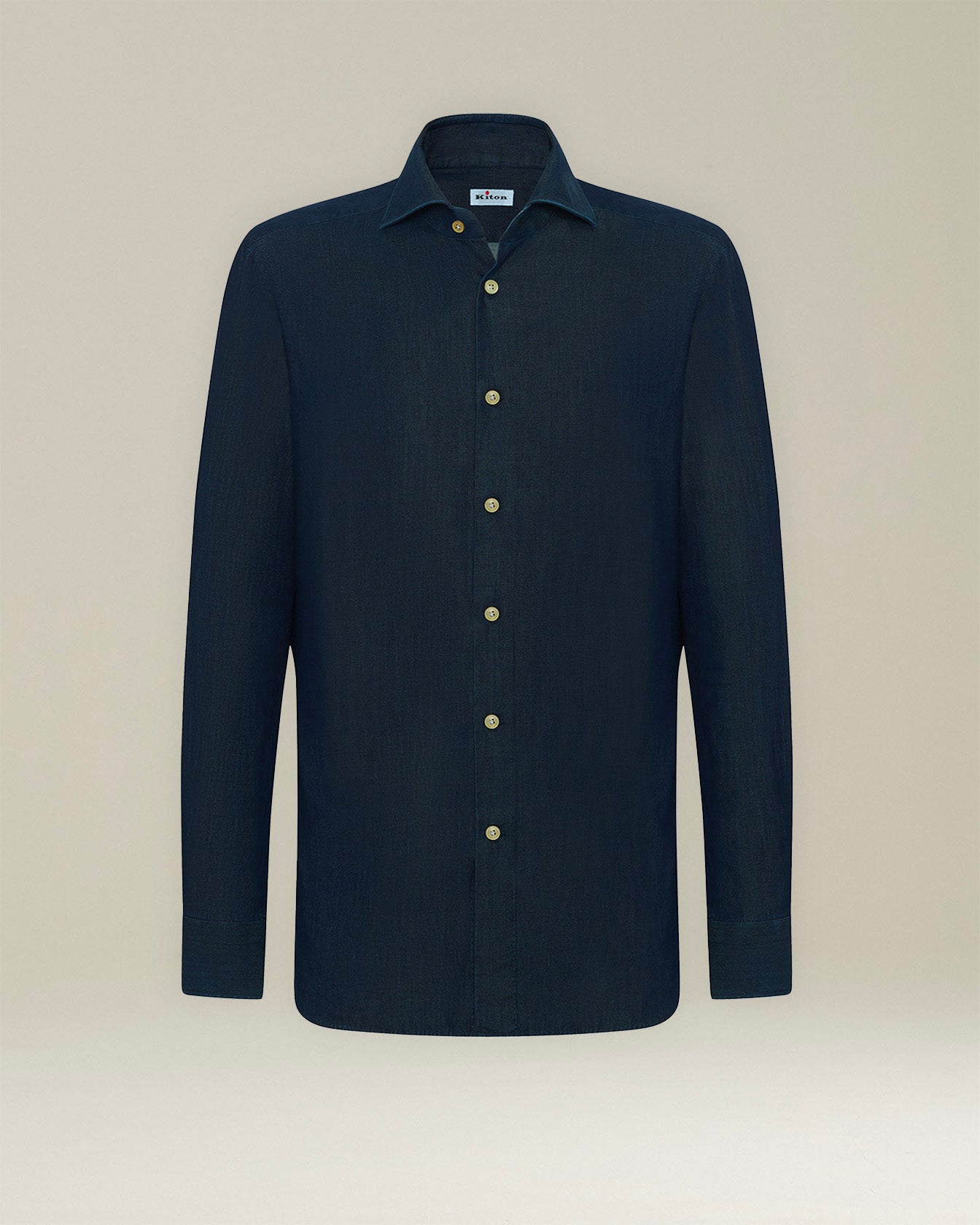 Kiton Shirts Casual Denim Hemd 40 Denim