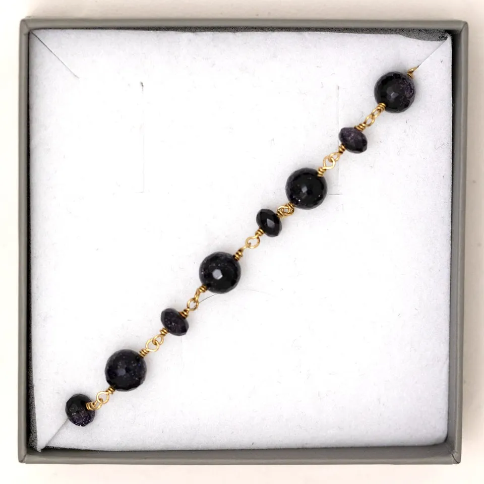 Juvelan Amazonite Halskette Gold 40 cm