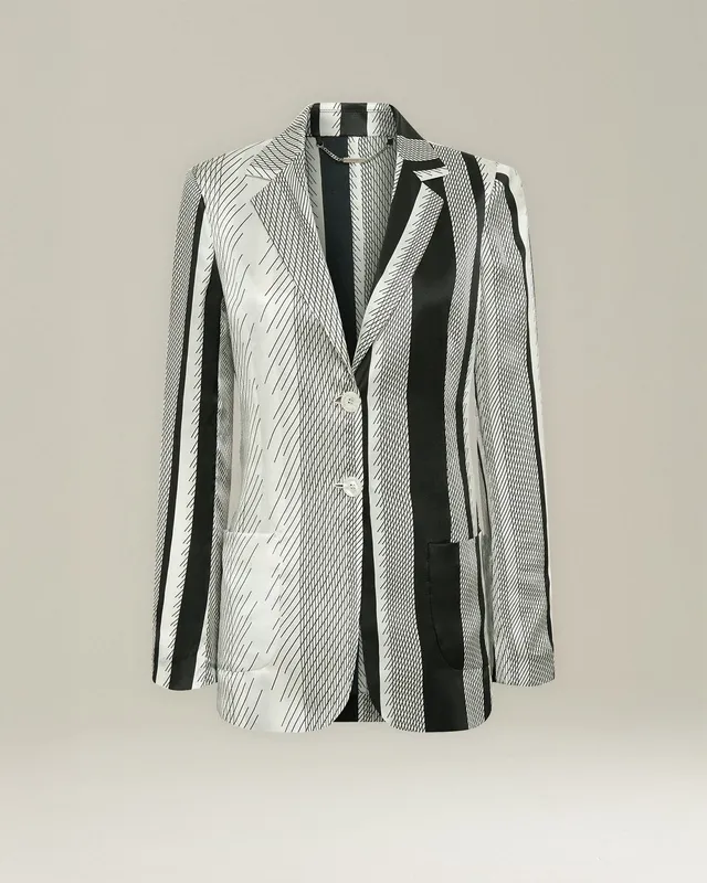 Kiton Jackets Seidenblazer Cady Print