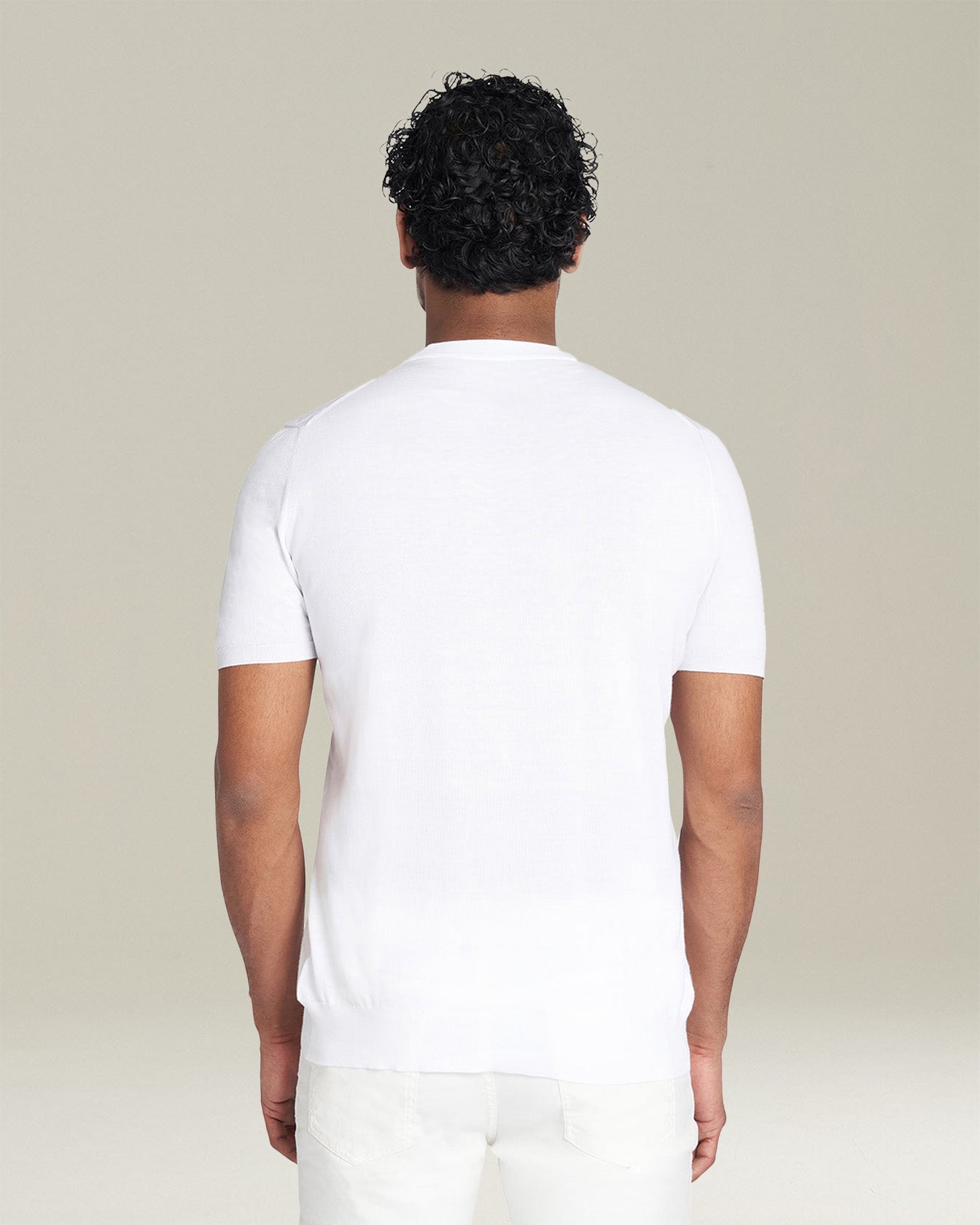 Kiton Knitwear Girocollo T-Shirt Baumwolle Weiß
