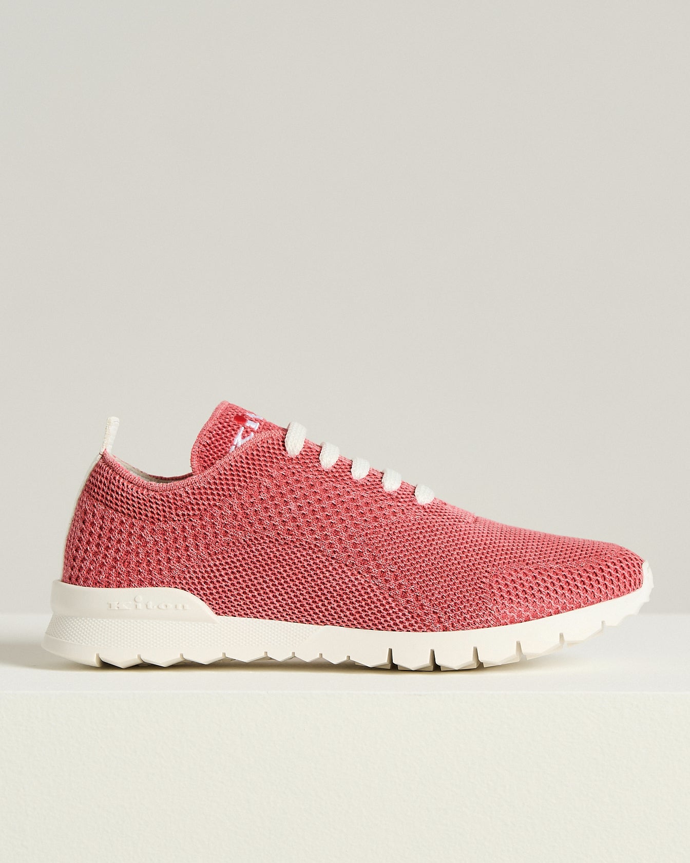 Kiton Fits Sneaker Baumwolle Kalbsleder rosa Gr. 38
