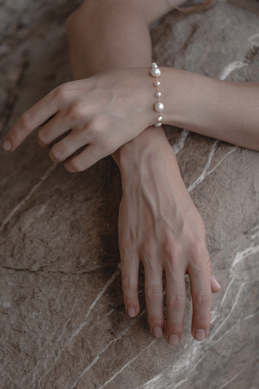 Juvelan Sea Star Perlenarmband Silber Süßwasserperlen