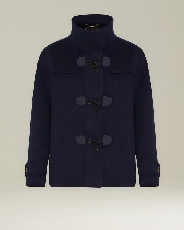 Kiton Outerwear Short Cashmere Duffle Coat Kaschmir Gr. 42