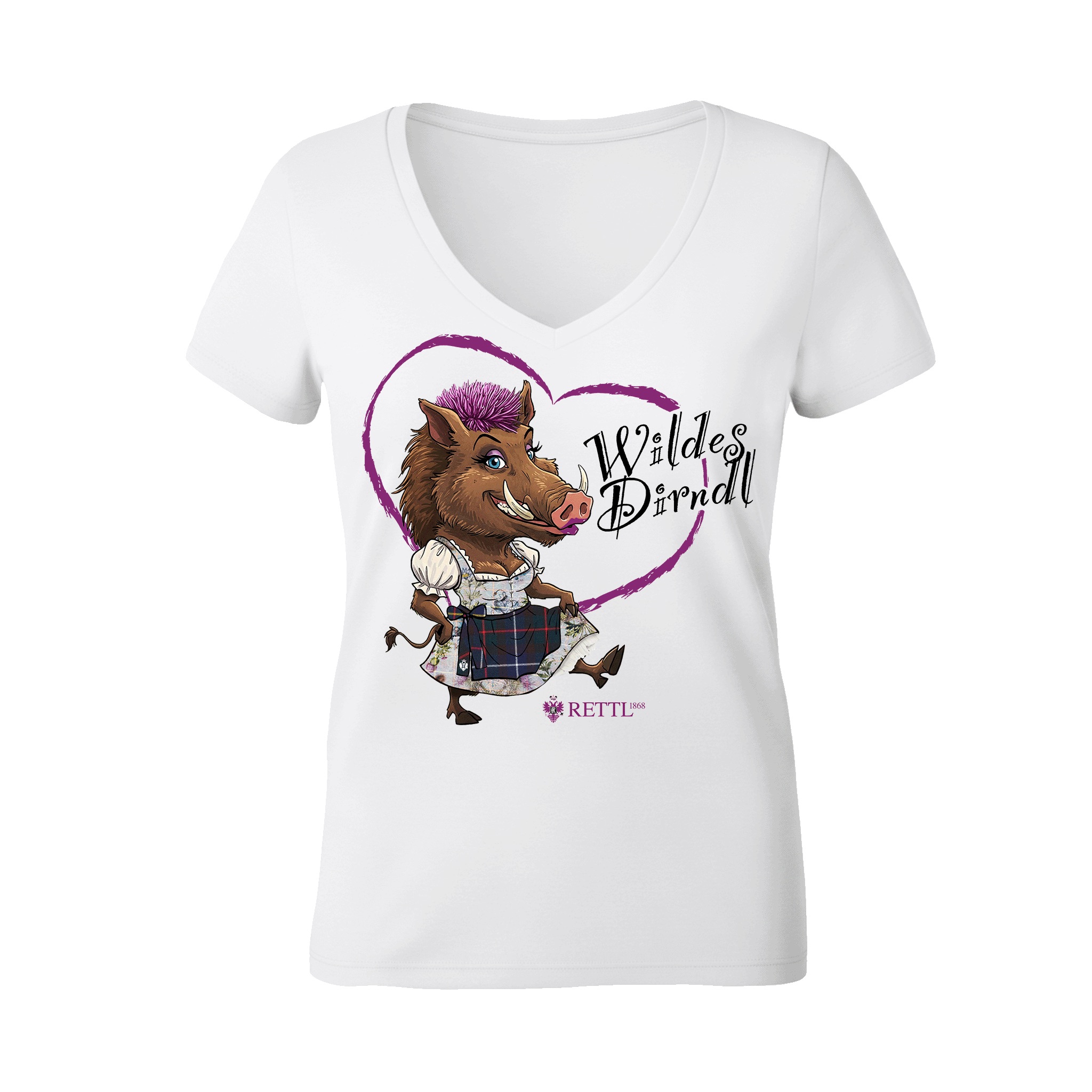 Rettl Women Wildes Dirndl Dirndl Midi grün