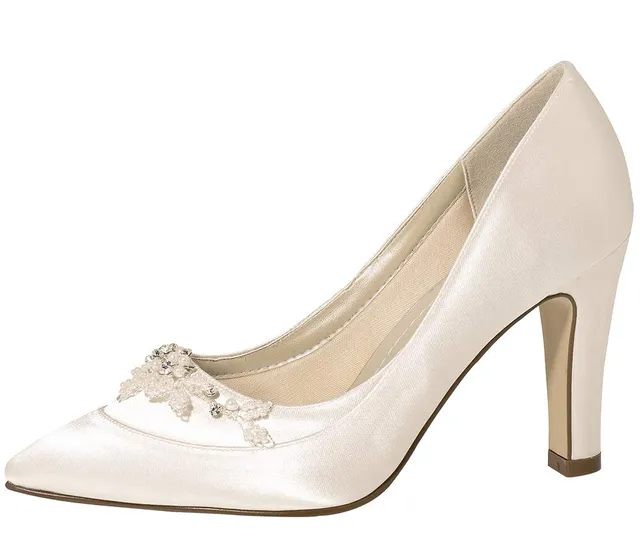 Rainbow Club Embellished Fifi Brautpumps Ivory Kristall