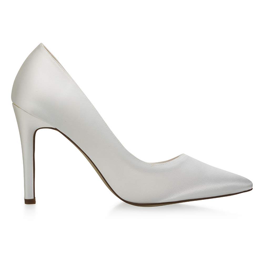Rainbow Club Timeless Fergy Pumps Ivory Satin 9 cm Stiletto