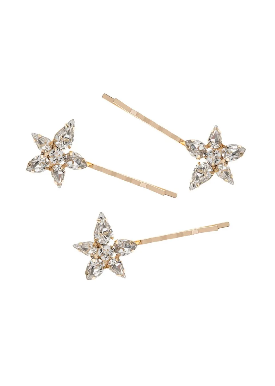 Elizabeth Bower Classique Haarnadel Rhodium Kristall