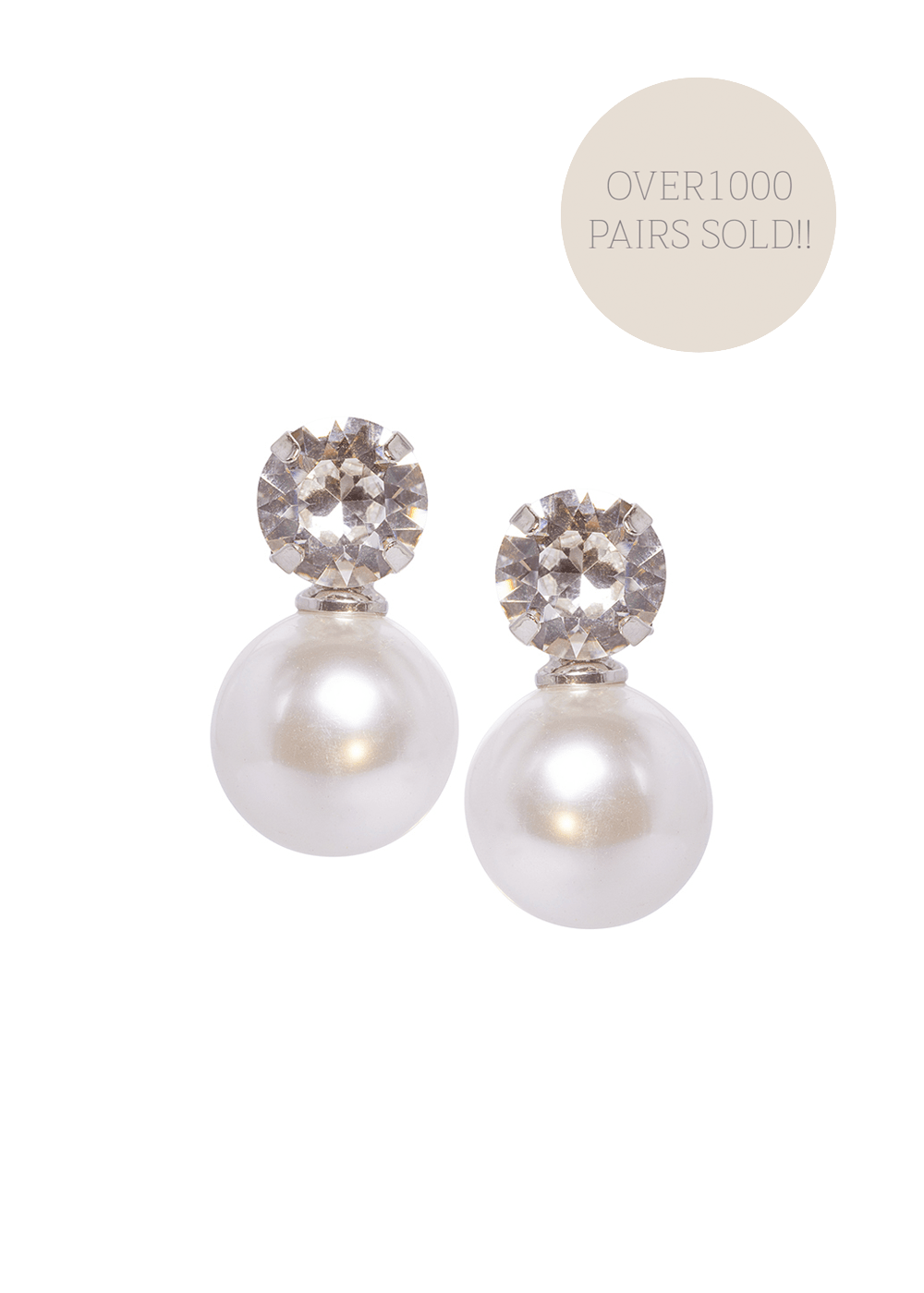 Elizabeth Bower Pearl Elegance Set Perlen Ohrstecker Haarnadel