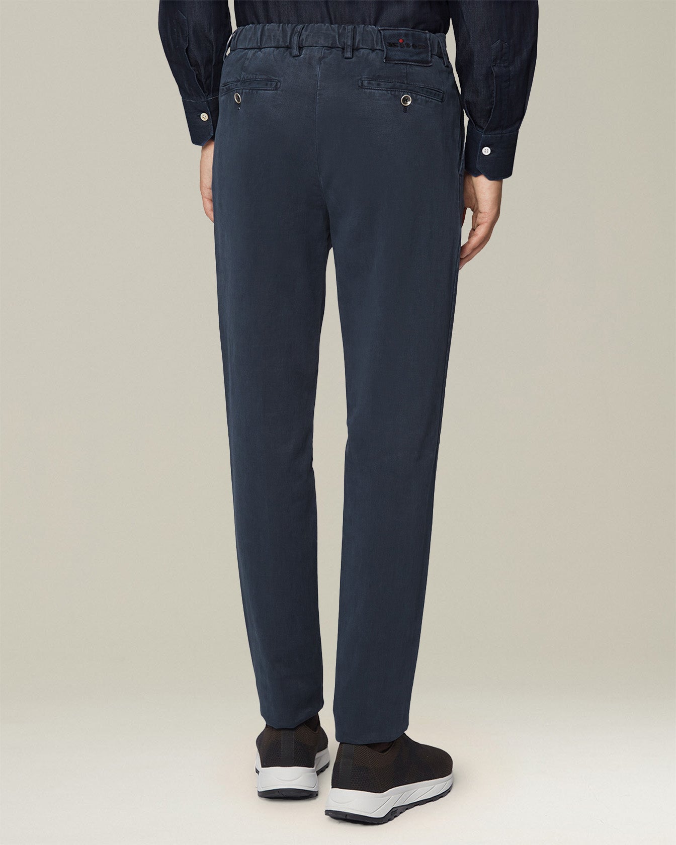 Kiton Pantalone Leisure Hose Baumwolle Lyocell Halbelegant