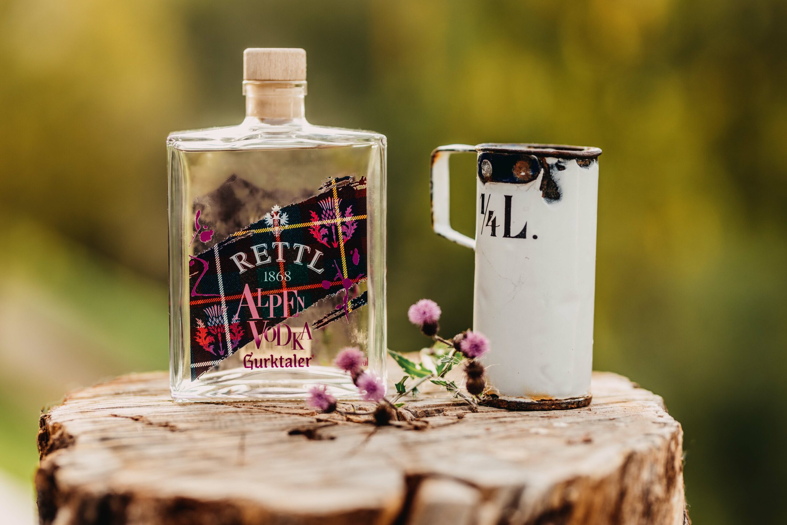 Rettl Alpenvodka Vodka Mariendistel 700 ml