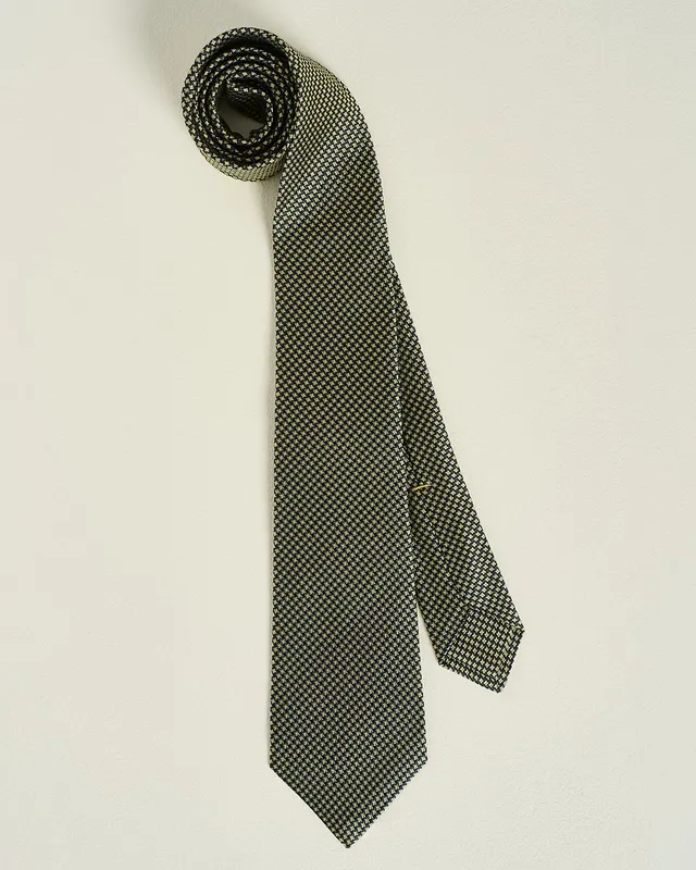 Kiton Patterned Silk Tie Seidenkrawatte TU gemustert