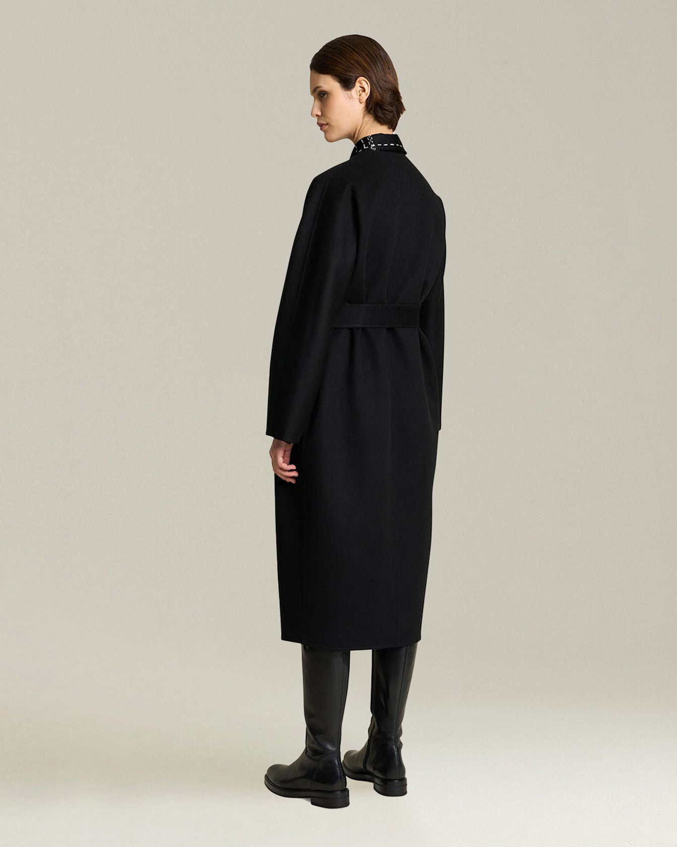 Kiton Cappotto Double Mantel Kaschmir mit Gürtel