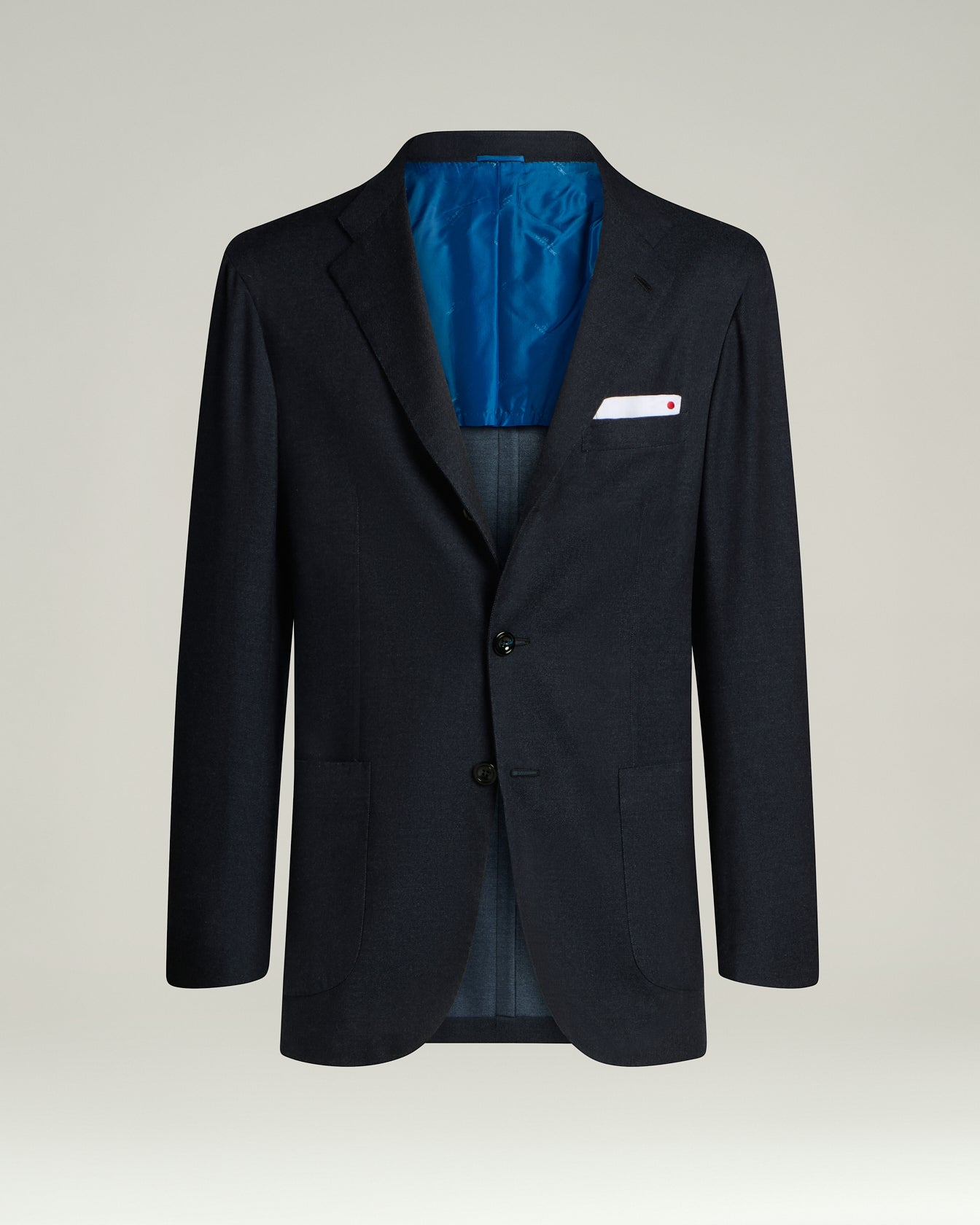 Kiton Jackets Sakko Kaschmir blau einreihig Gr. 50