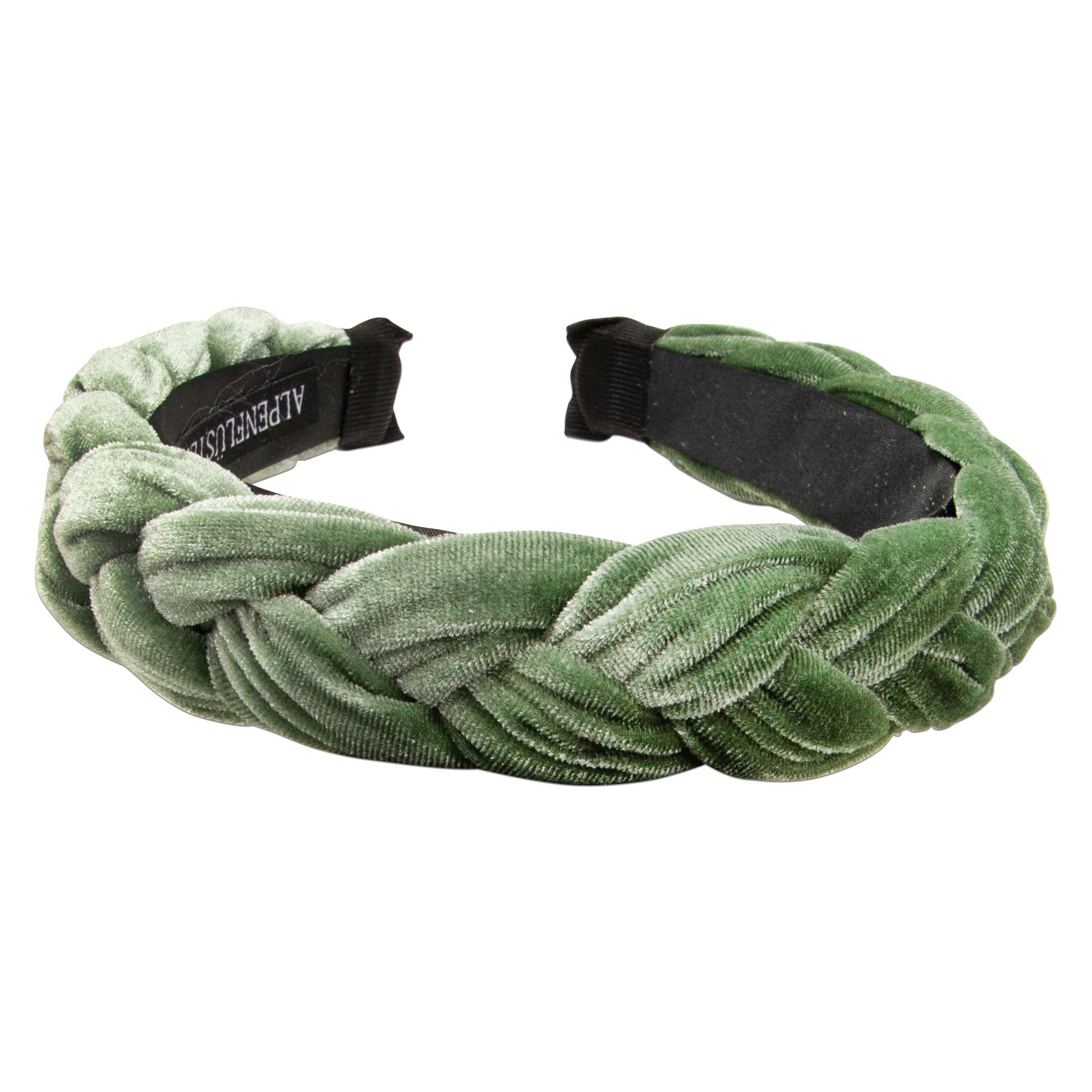 Alpenflüstern DAHEIM ADV132 Haarreif Samt salbei-grün 4 cm