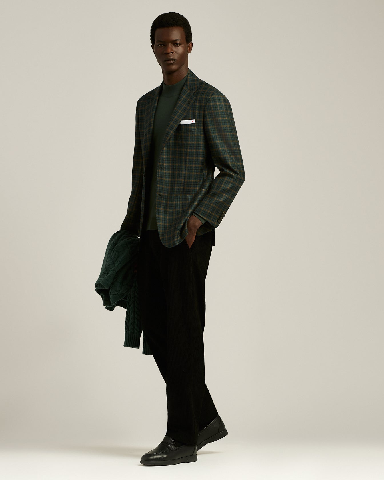 Kiton Trousers Cordhose Slim aus Cord