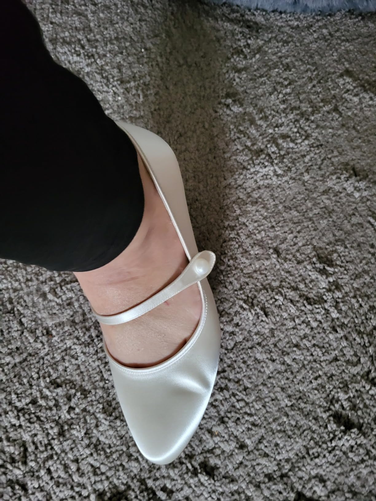 Rainbow Club Essentials Heather Pumps Satin ivory 5cm