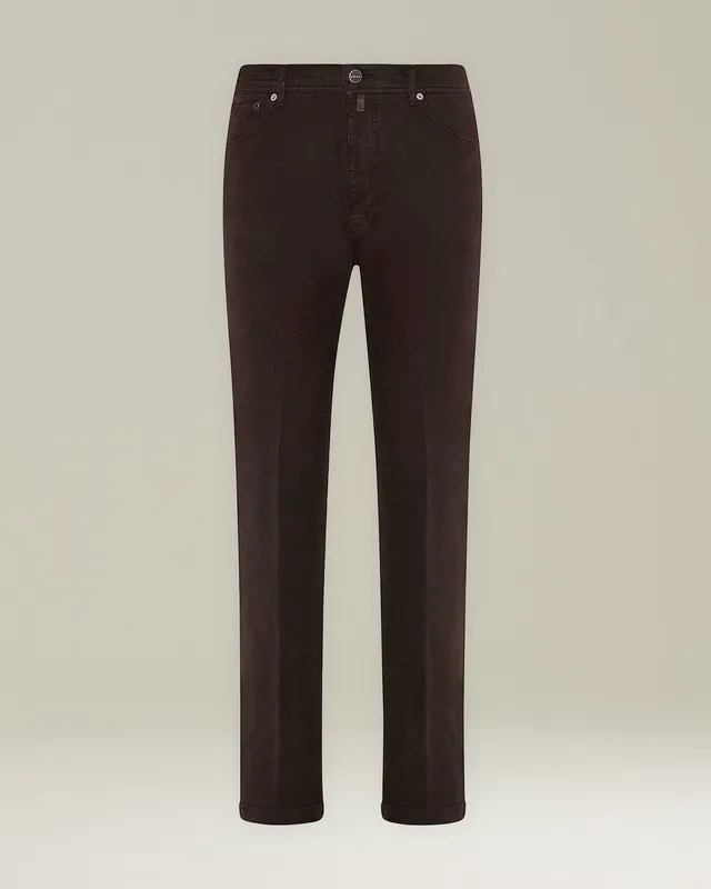 Kiton Jeans Sartorial Denim Cashmere Herrenjeans Slim blau