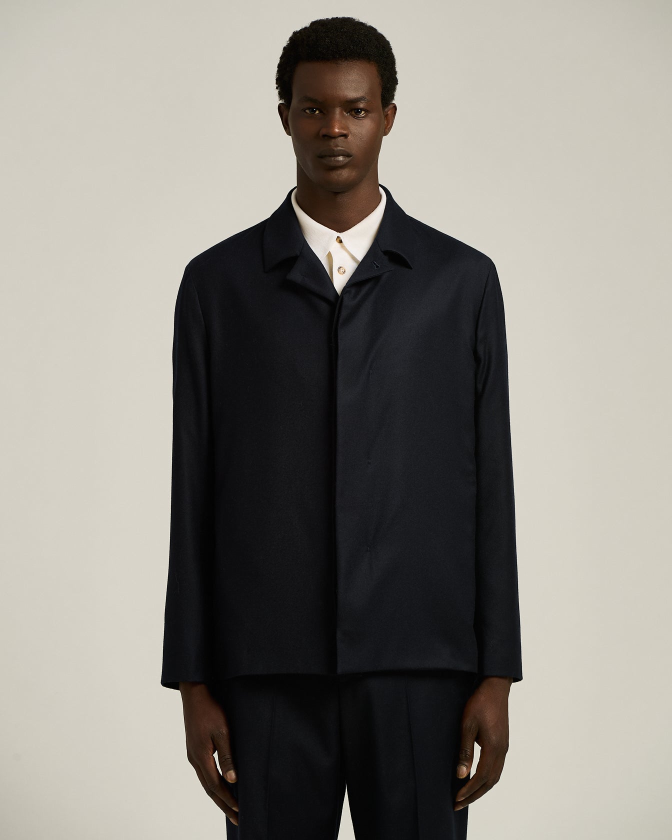 Kiton Jackets Sakko reine Schurwolle Blau Gr. 50 verdeckt