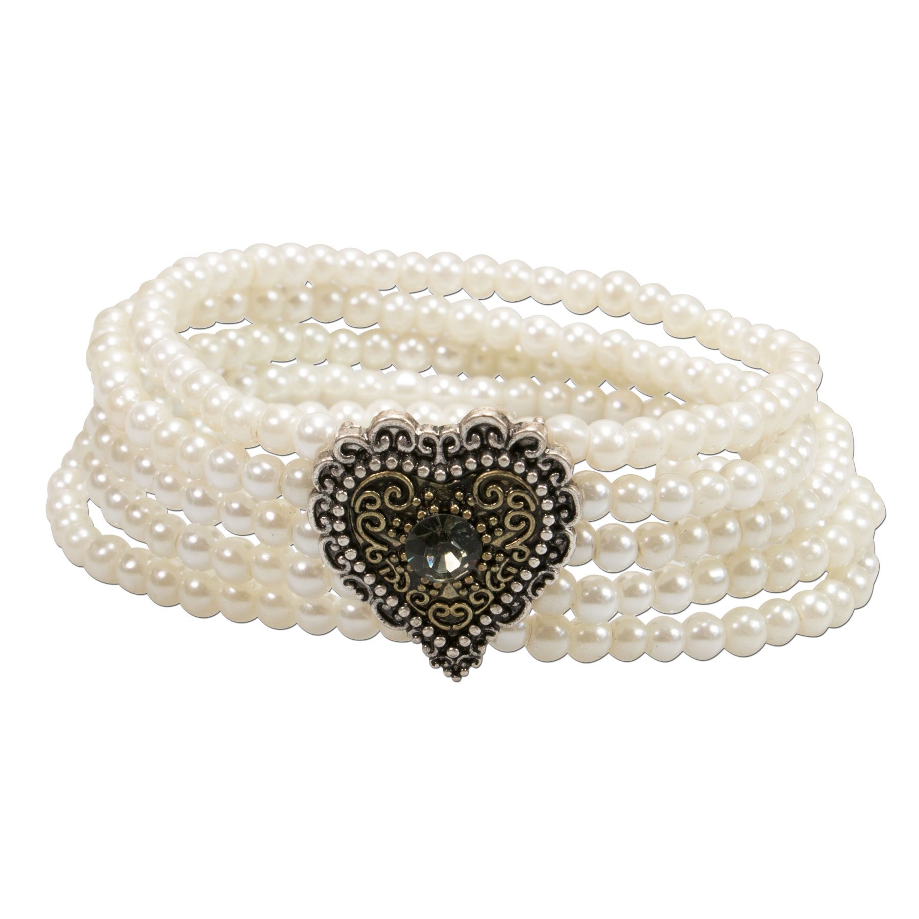Alpenflüstern DAHEIM DAB057 Perlen-Armband Margarethe bicolor