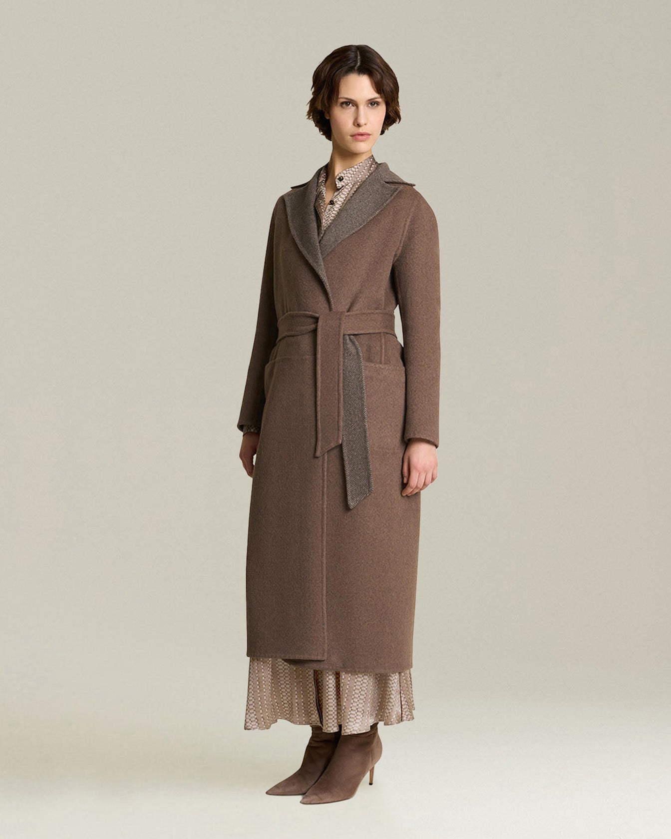 Kiton Outerwear Kaschmir Wendemantel Gr 40 Festkleidung