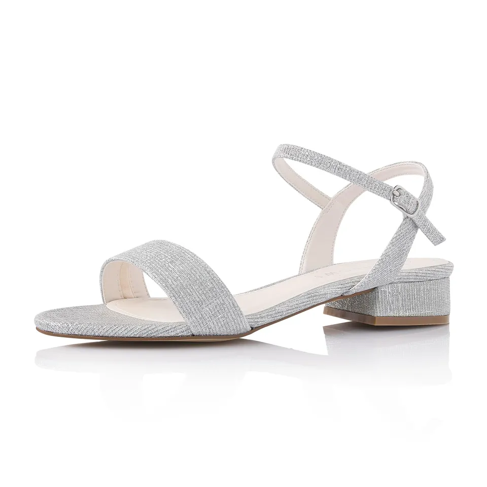 Rainbow Club Salli Braut Sandale Silver Metallic 3 cm 36-41