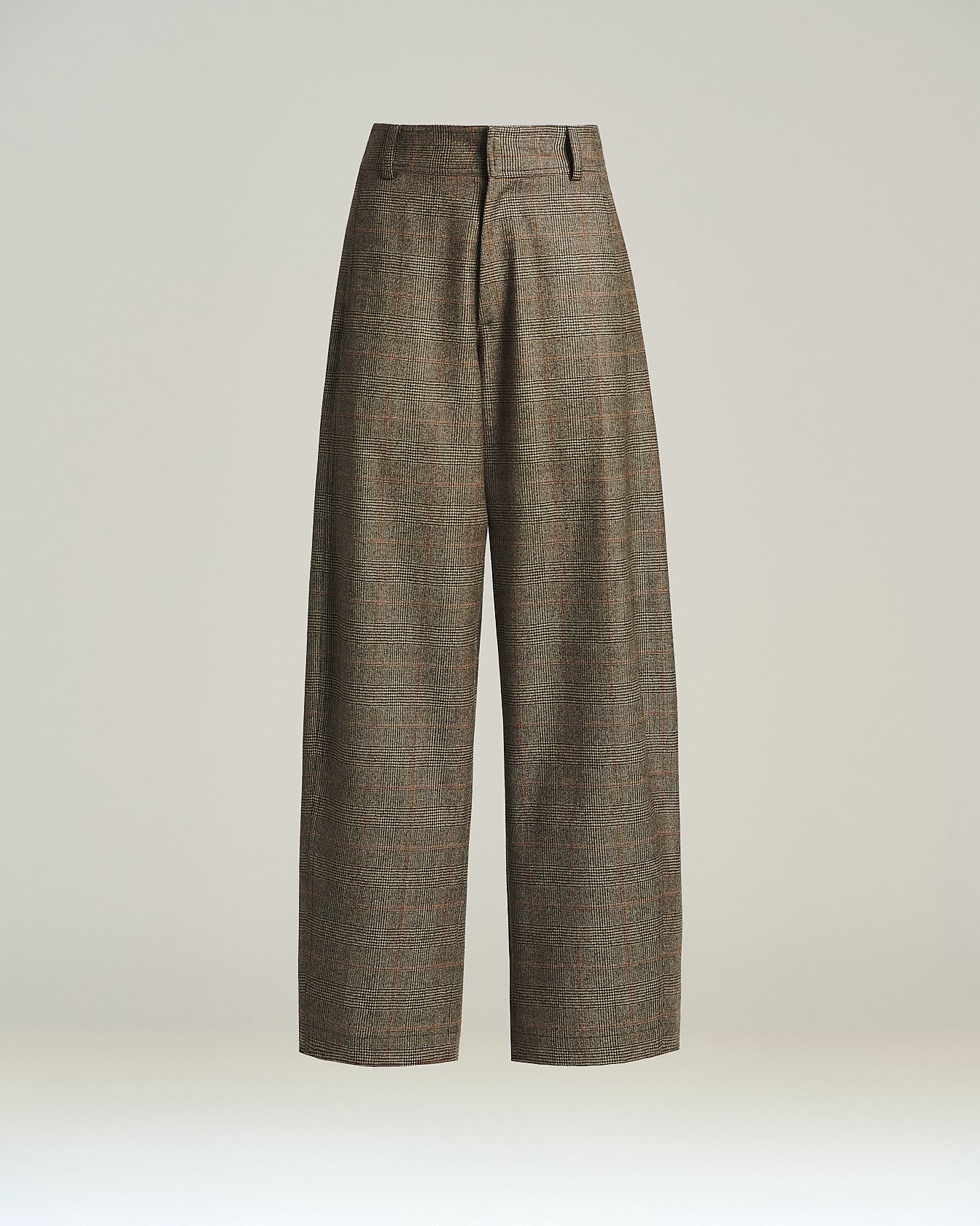 Kiton Trousers Wollhose Rost Prince of Wales Gr. 46