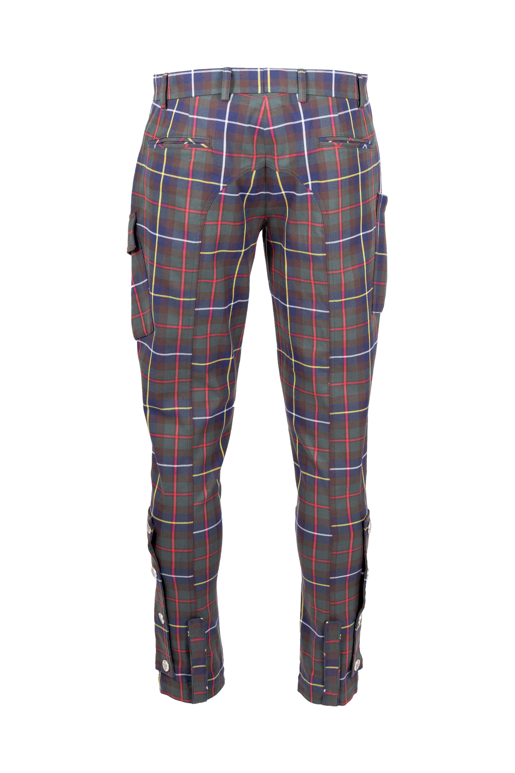 Rettl MEN Protector Hose Kärnten Karo Denim Tracht