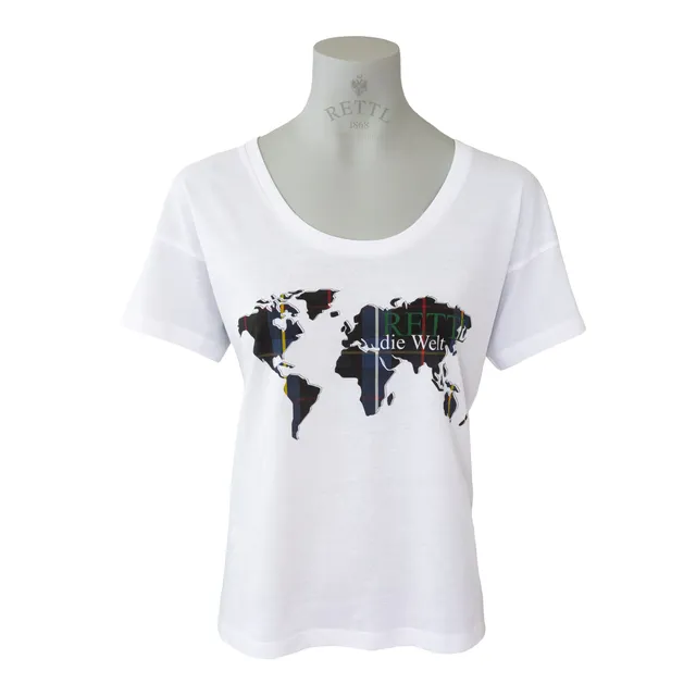 Rettl MEN die Welt Herren T-Shirt Baumwolle