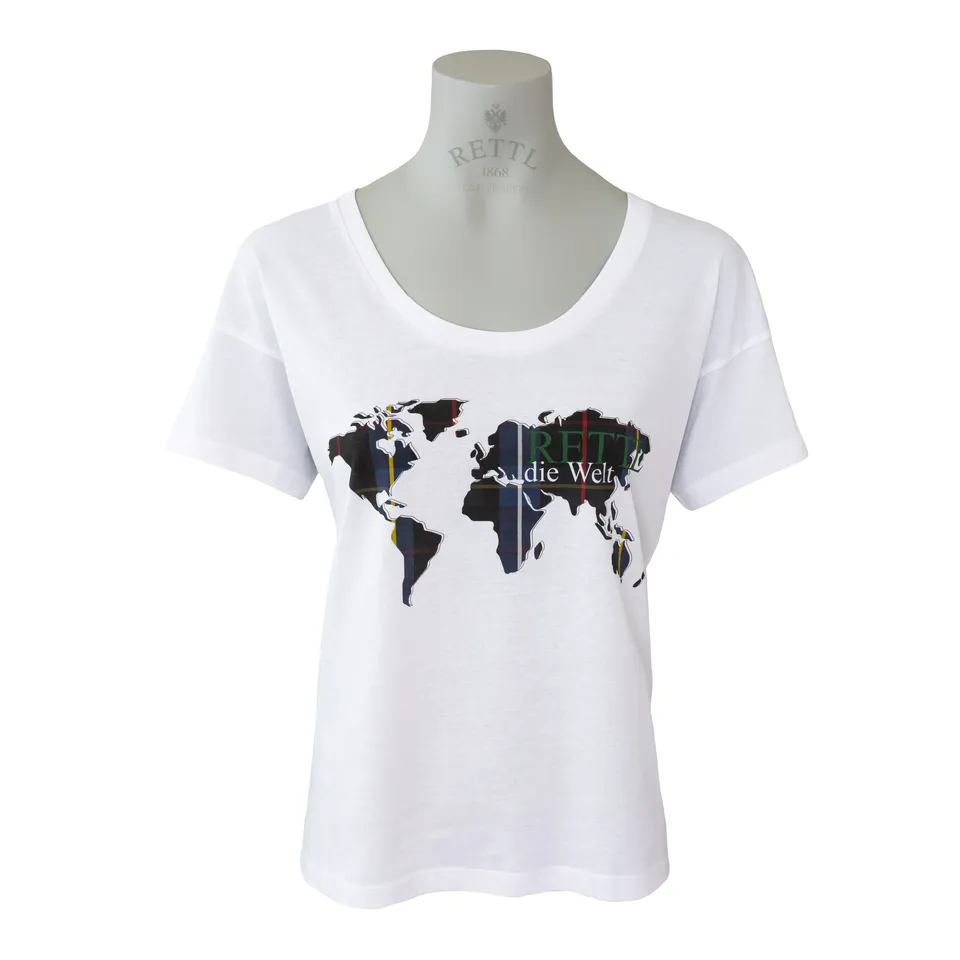Rettl MEN die Welt Herren T-Shirt Baumwolle