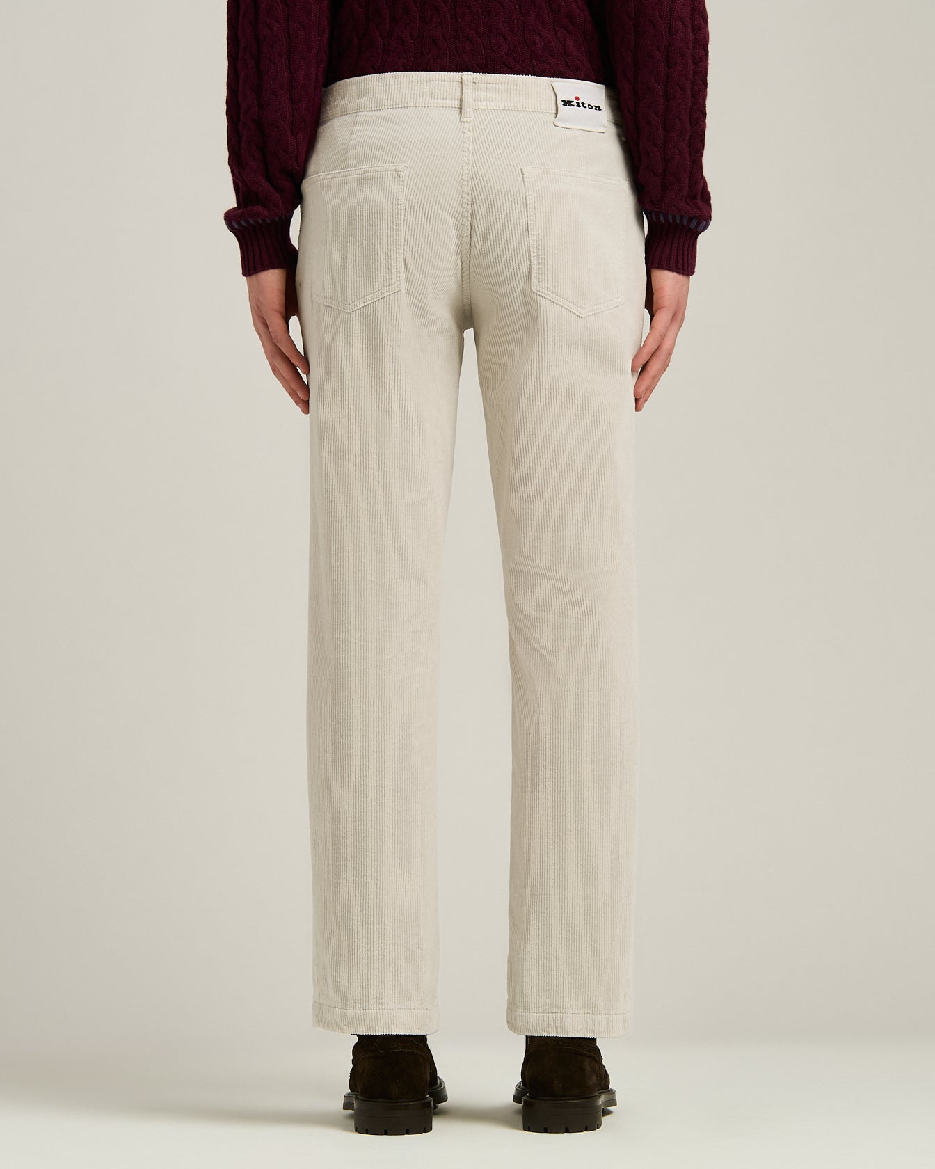 Kiton Jeans Five-Pocket Corduroy Trousers Cordhose Slim Baumwolle