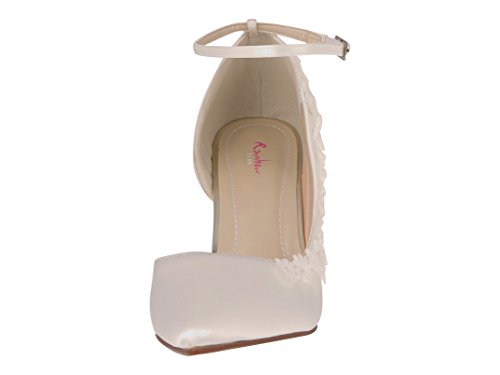 Rainbow Club Embellished Fern High Heels Ivory Blumen Gr 41