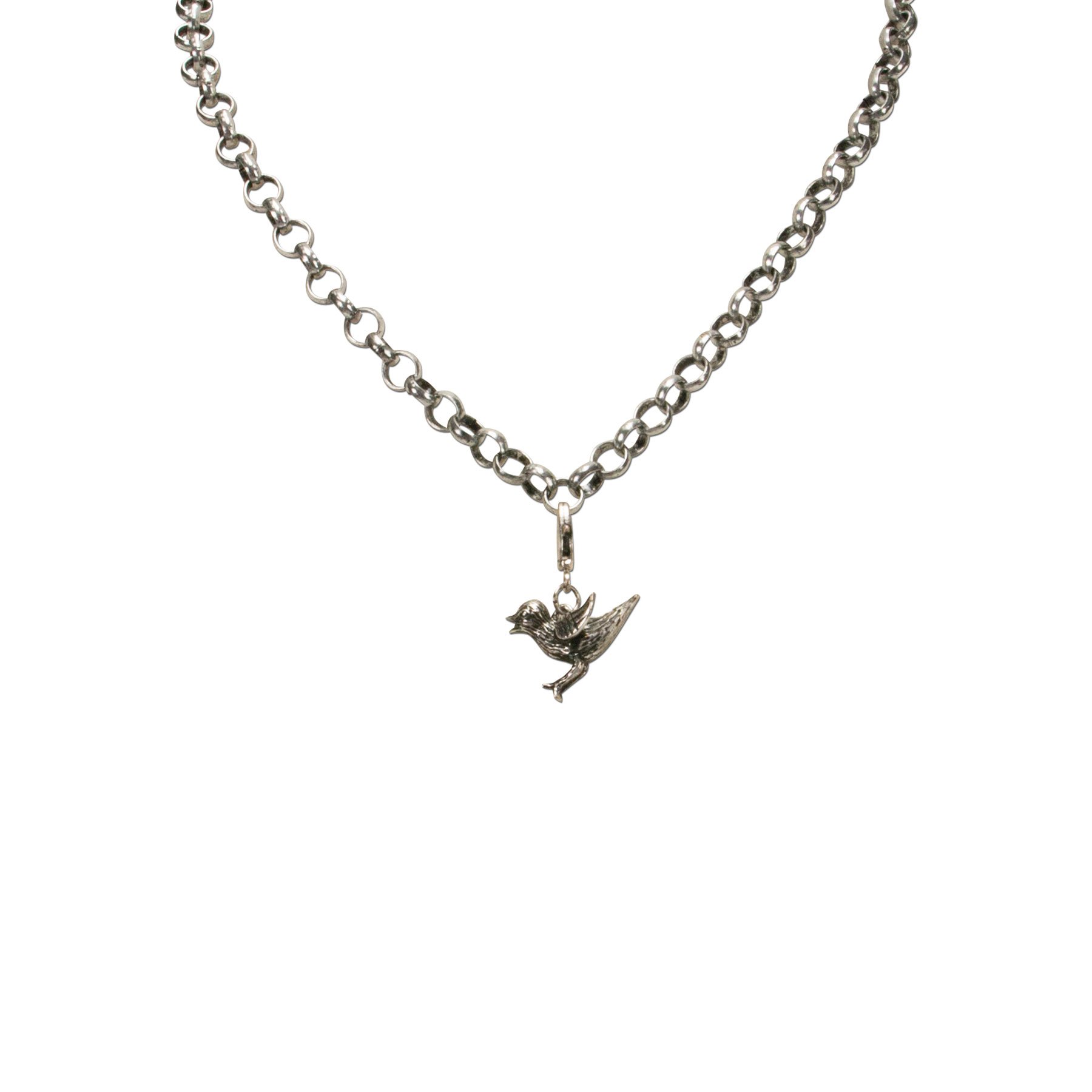 Alpenflüstern DAHEIM Spatz AAH095 Charivari-Anhänger antik-silber