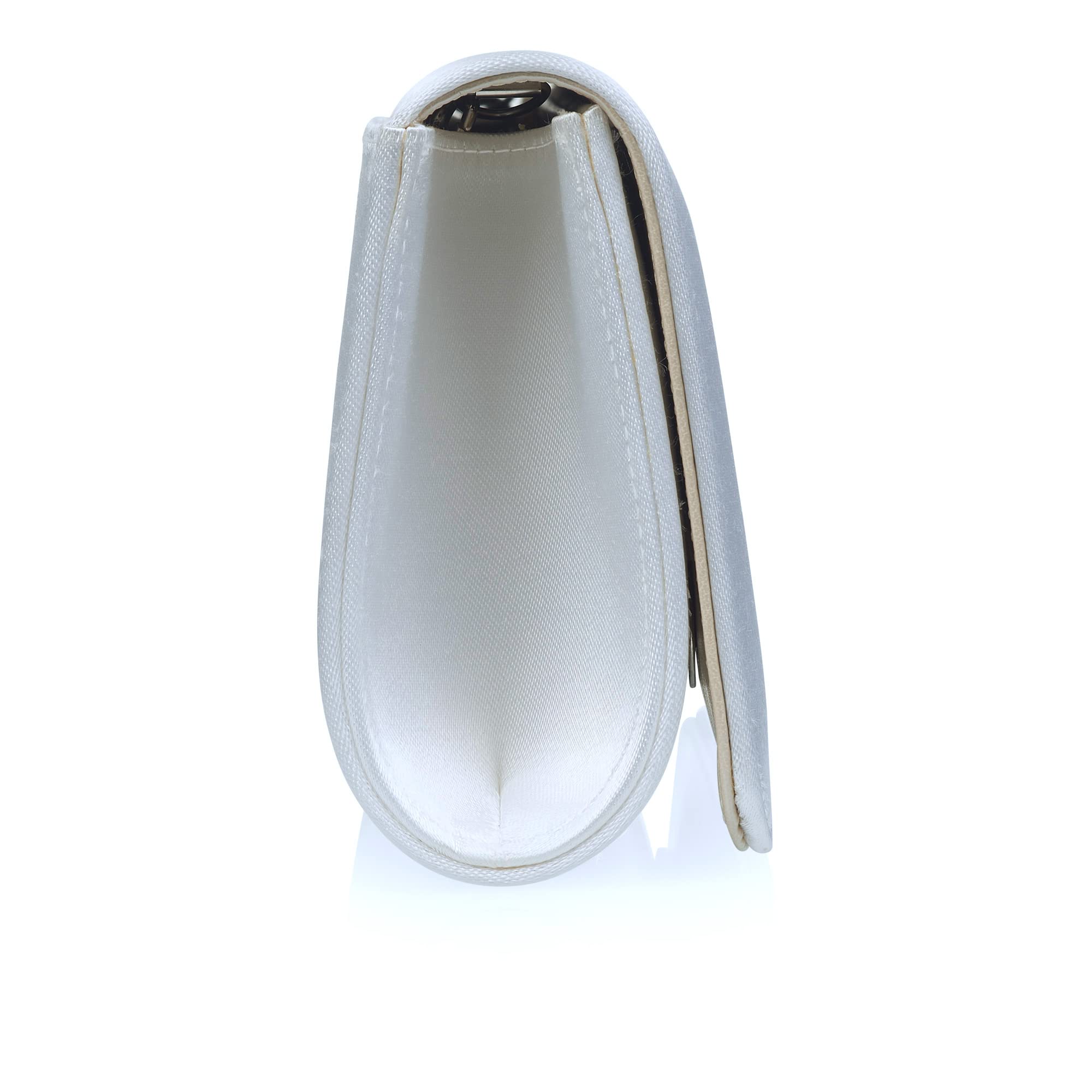 Rainbow Club Handbags Santie Brauttasche White Satin Kette
