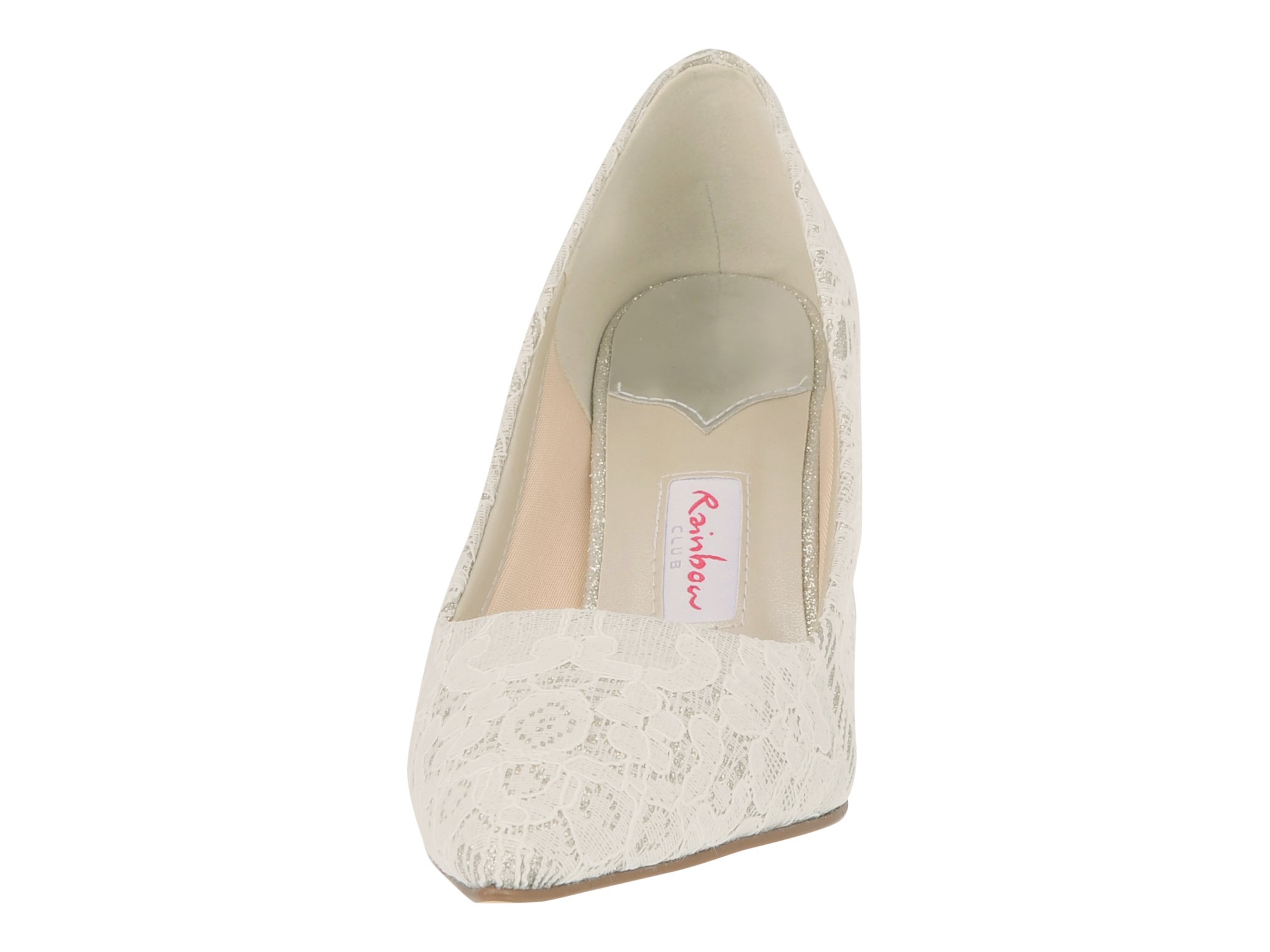 Rainbow Club Embellished Giverney Pumps Ivory Glitzer Gr 37,5