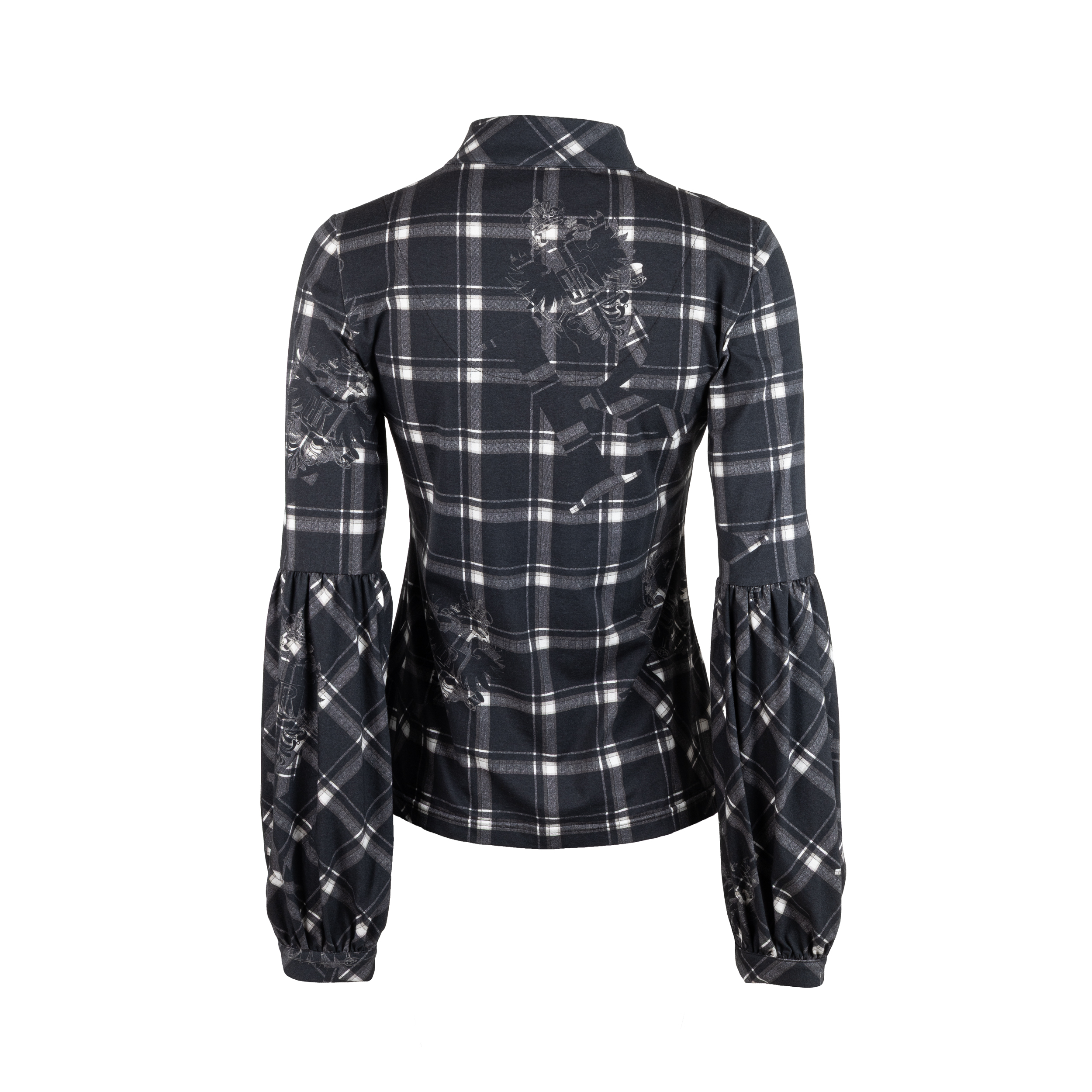 Rettl Women Aranka Shirt schwarz-weiß Shadow-Karo Jersey