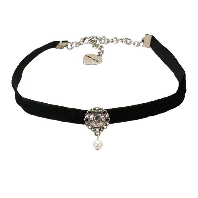 Alpenflüstern Oktoberfest DHK346 Kropfband schwarz