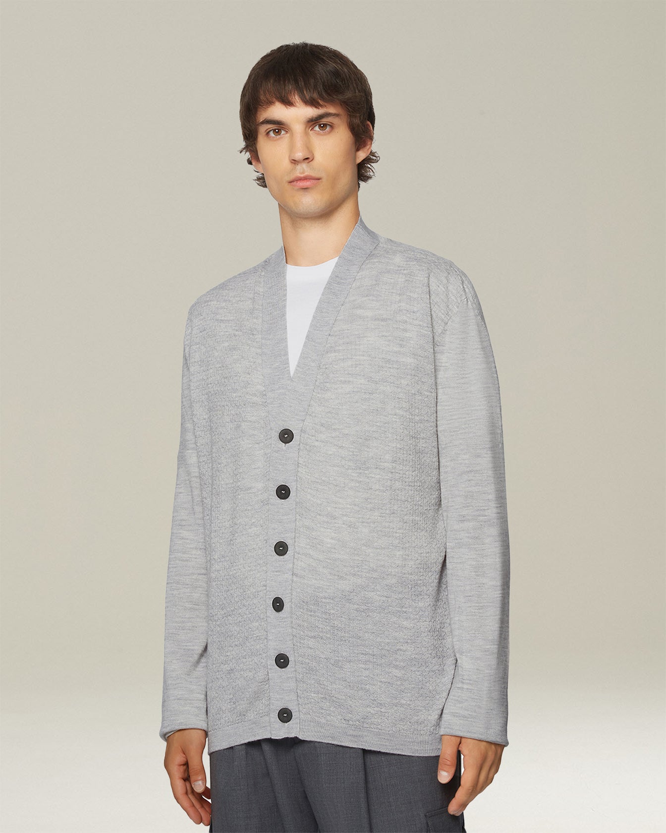 Kiton Knitwear Cardigan Wolle Seide Strickjacke Herren