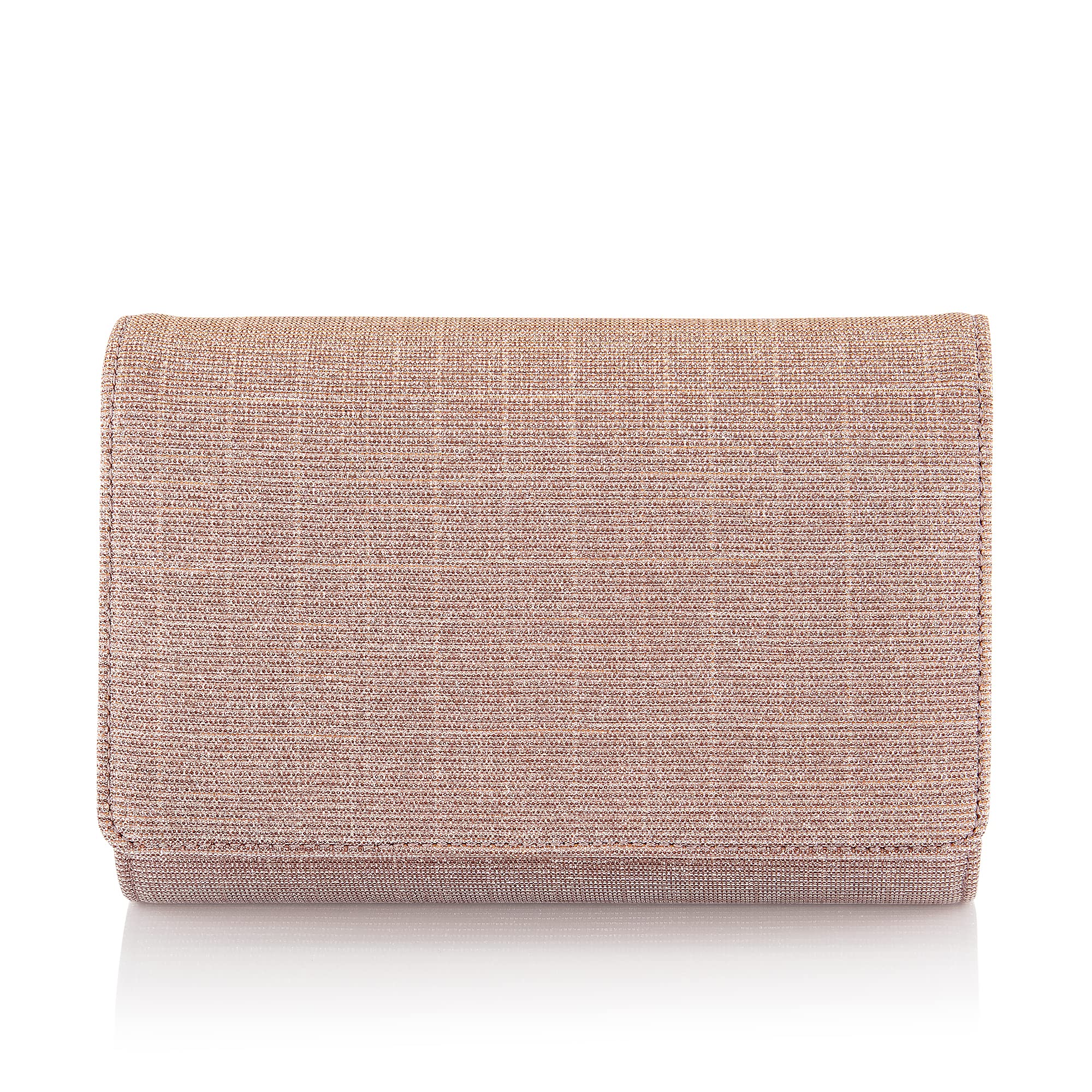 Rainbow Club Dafina Braut Clutch Rose Metallic mit Kette