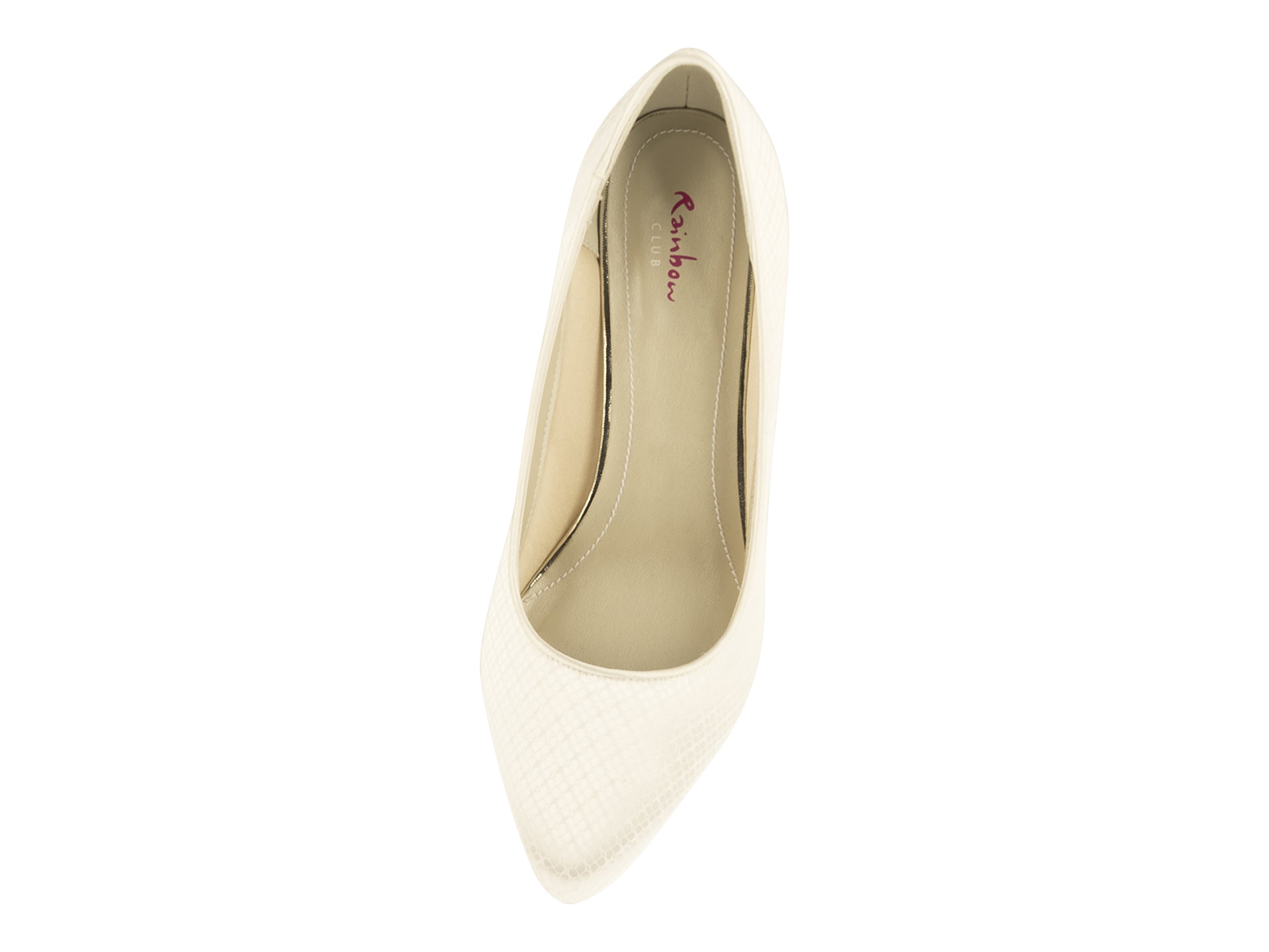 Rainbow Club Timeless Brooke Ivory Satin Pumps 6,5 cm